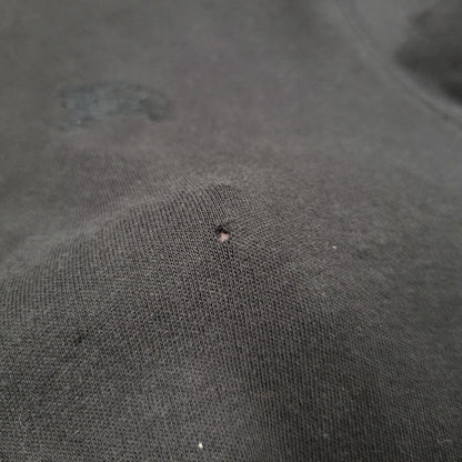 【中古品】【メンズ】 BURBERRY BRIT バーバリーブリット HALF ZIP SWEATSHIRT ハーフジップ スウェットシャツ 長袖 トップス 141-251203-as-09-izu サイズ：L カラー：ブラック 万代Net店