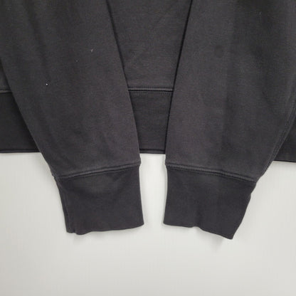 【中古品】【メンズ】 BURBERRY BRIT バーバリーブリット HALF ZIP SWEATSHIRT ハーフジップ スウェットシャツ 長袖 トップス 141-251203-as-09-izu サイズ：L カラー：ブラック 万代Net店