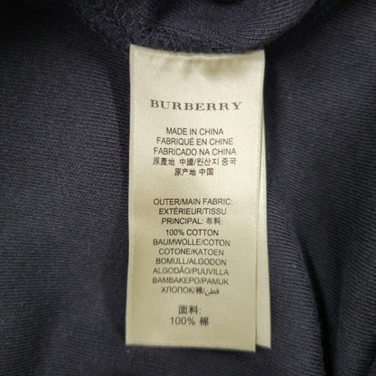 【中古品】【メンズ】 BURBERRY BRIT バーバリーブリット HALF ZIP SWEATSHIRT ハーフジップ スウェットシャツ 長袖 トップス 141-251203-as-09-izu サイズ：L カラー：ブラック 万代Net店