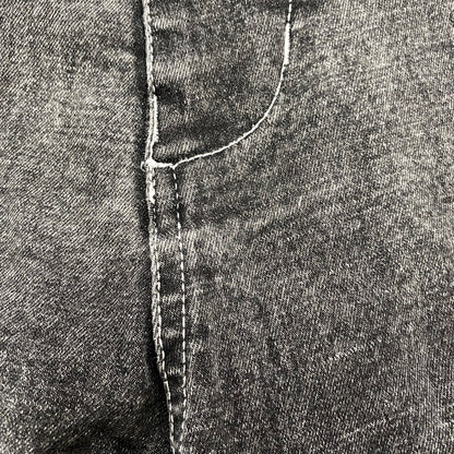 【中古品】【メンズ】 BLANKY JET ブランキージェット BIG LEATHER WAPPEN DENIM PANTS ビッグ レザー ワッペン デニムパンツ ジーンズ ボトムス 153-251207-as-09-izu サイズ：2 カラー：ブラック系 万代Net店