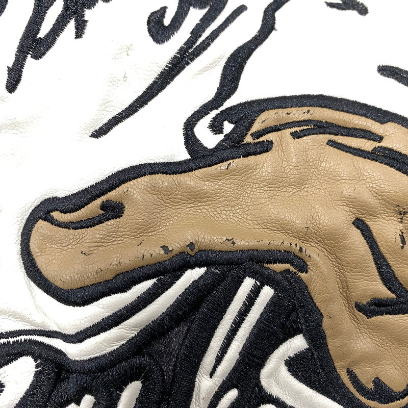 【中古品】【メンズ】 BLANKY JET ブランキージェット BIG LEATHER WAPPEN DENIM PANTS ビッグ レザー ワッペン デニムパンツ ジーンズ ボトムス 153-251207-as-09-izu サイズ：2 カラー：ブラック系 万代Net店