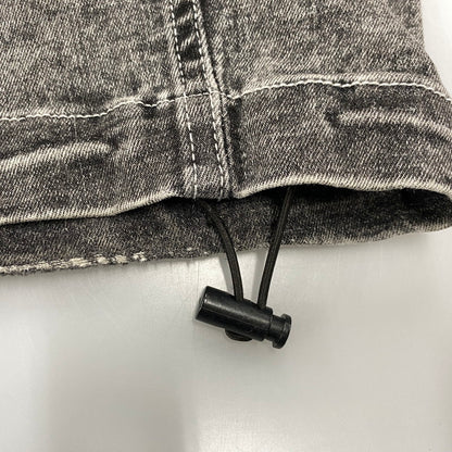 【中古品】【メンズ】 BLANKY JET ブランキージェット BIG LEATHER WAPPEN DENIM PANTS ビッグ レザー ワッペン デニムパンツ ジーンズ ボトムス 153-251207-as-09-izu サイズ：2 カラー：ブラック系 万代Net店