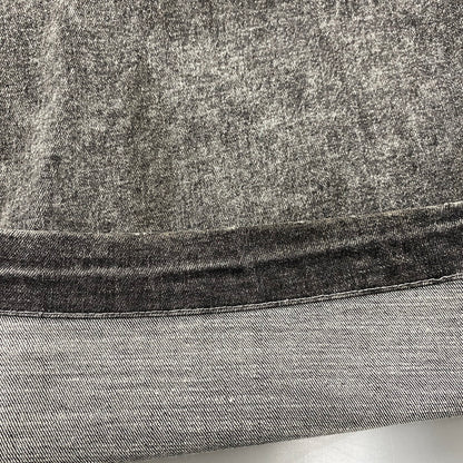 【中古品】【メンズ】 BLANKY JET ブランキージェット BIG LEATHER WAPPEN DENIM PANTS ビッグ レザー ワッペン デニムパンツ ジーンズ ボトムス 153-251207-as-09-izu サイズ：2 カラー：ブラック系 万代Net店