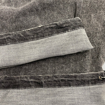 【中古品】【メンズ】 BLANKY JET ブランキージェット BIG LEATHER WAPPEN DENIM PANTS ビッグ レザー ワッペン デニムパンツ ジーンズ ボトムス 153-251207-as-09-izu サイズ：2 カラー：ブラック系 万代Net店