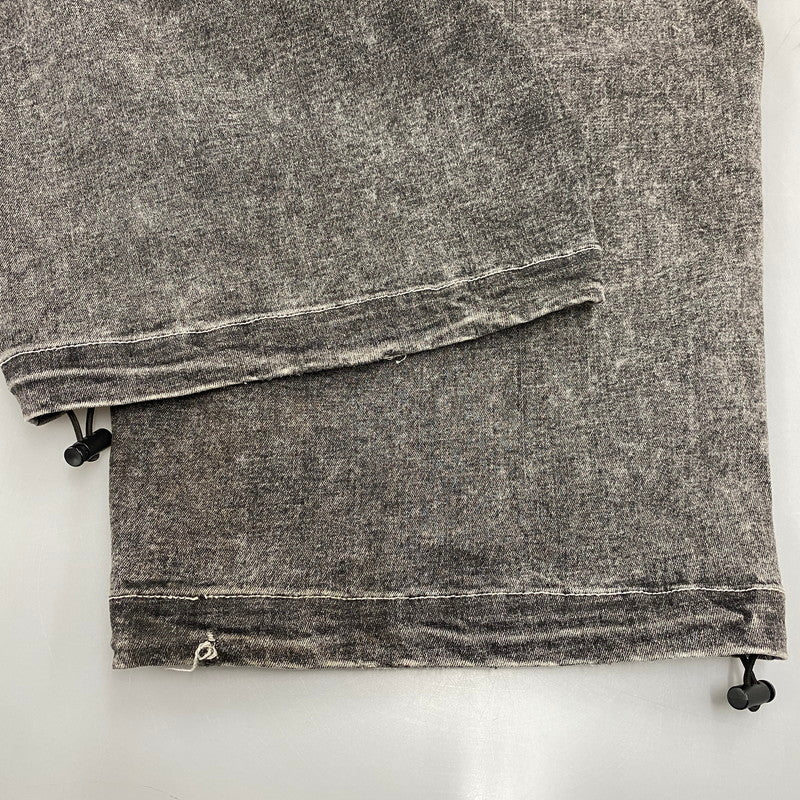 【中古品】【メンズ】 BLANKY JET ブランキージェット BIG LEATHER WAPPEN DENIM PANTS ビッグ レザー ワッペン デニムパンツ ジーンズ ボトムス 153-251207-as-09-izu サイズ：2 カラー：ブラック系 万代Net店