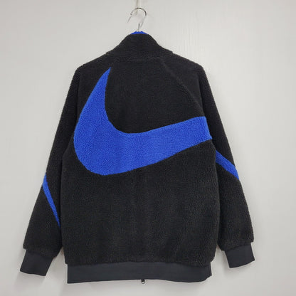 【中古品】【メンズ】 NIKE ナイキ BIG SWOOSH REVERSIBLE BOA JACKET BQ6546-009 リバーシブル ボアジャケット アウター 148-251207-as-19-izu サイズ：M カラー：ブルー/ブラック 万代Net店