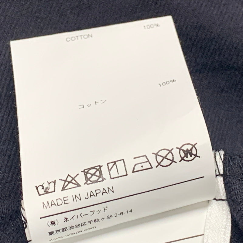 【中古品】【メンズ】 WTAPS ダブルタップス 222TQDT-SHM05 22AW LEAGUE リーグ 02 LS ロングスリーブ COTTON TWILL コットン ツイル トップス 長袖 142-251128-ya-07-izu サイズ：01 カラー：BLACK 万代Net店