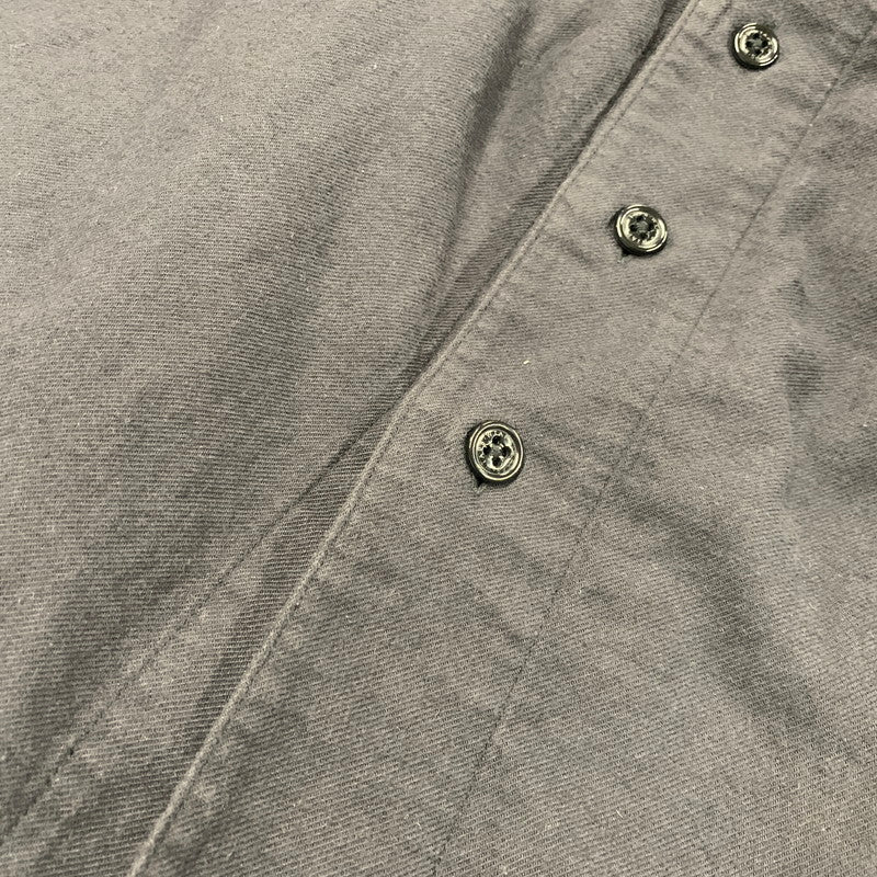 【中古品】【メンズ】 WTAPS ダブルタップス 222TQDT-SHM05 22AW LEAGUE リーグ 02 LS ロングスリーブ COTTON TWILL コットン ツイル トップス 長袖 142-251128-ya-07-izu サイズ：01 カラー：BLACK 万代Net店