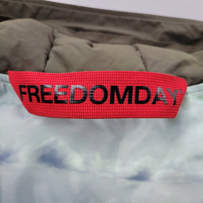 【中古品】【メンズ】 FREEDOMDAY フリーダムデイ IFRM2060Q-600-RDP DOWN JACKET ダウン ジャケット アウター 147-251203-cs-15-izu サイズ：M カラー：カーキ 万代Net店