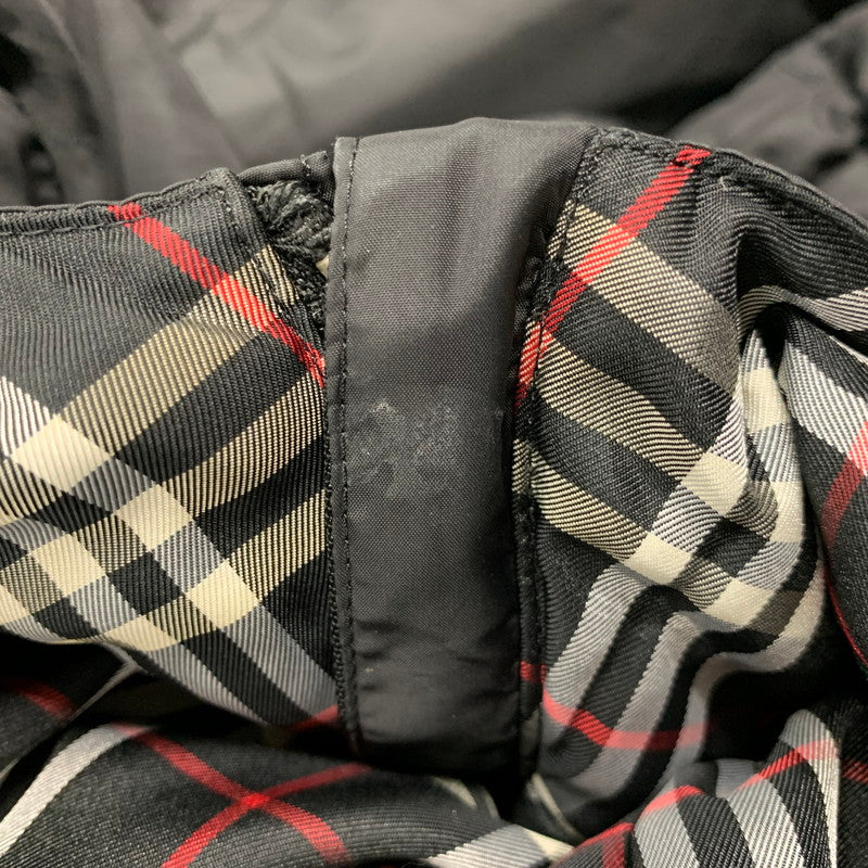 【中古品】【メンズ】 BURBERRY BLACK LABEL バーバリーブラックレーベル BMP02-728-09 ノバチェックライナー HOODED DOWN JACKET フーデッド ダウン ジャケット アウター 141-251125-cs-22-izu サイズ：M カラー：ブラック 万代Net店
