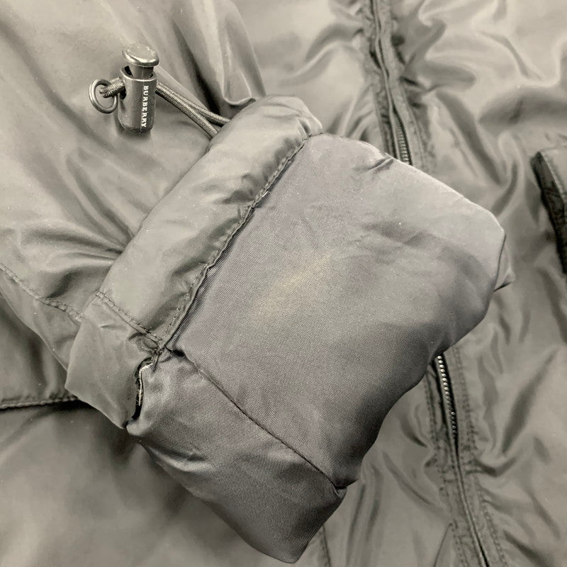 【中古品】【メンズ】 BURBERRY BLACK LABEL バーバリーブラックレーベル BMP02-728-09 ノバチェックライナー HOODED DOWN JACKET フーデッド ダウン ジャケット アウター 141-251125-cs-22-izu サイズ：M カラー：ブラック 万代Net店