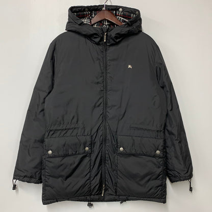【中古品】【メンズ】 BURBERRY BLACK LABEL バーバリーブラックレーベル BMP02-728-09 ノバチェックライナー HOODED DOWN JACKET フーデッド ダウン ジャケット アウター 141-251125-cs-22-izu サイズ：M カラー：ブラック 万代Net店