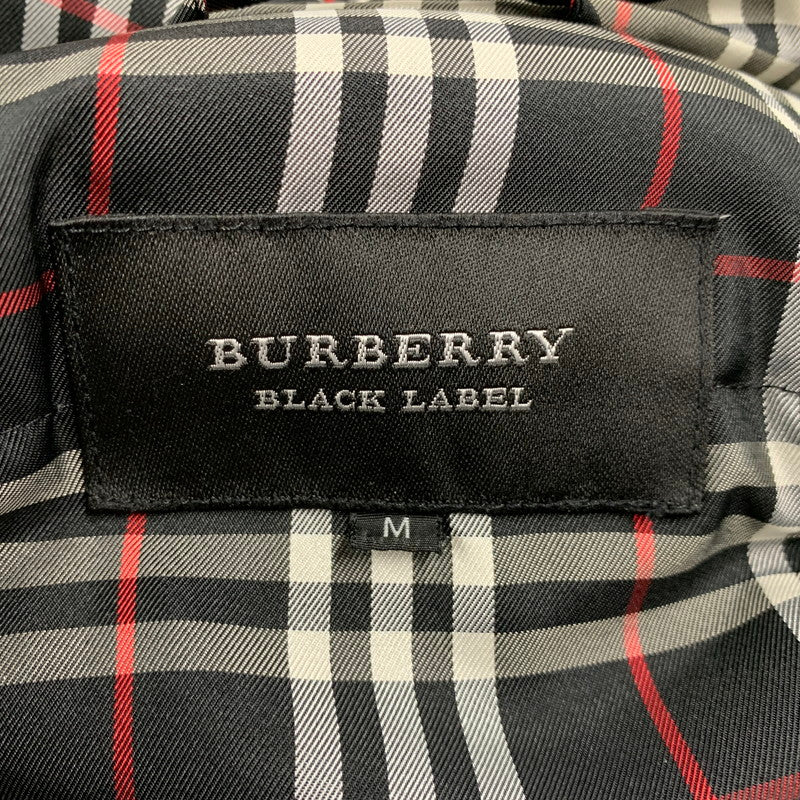 【中古品】【メンズ】 BURBERRY BLACK LABEL バーバリーブラックレーベル BMP02-728-09 ノバチェックライナー HOODED DOWN JACKET フーデッド ダウン ジャケット アウター 141-251125-cs-22-izu サイズ：M カラー：ブラック 万代Net店