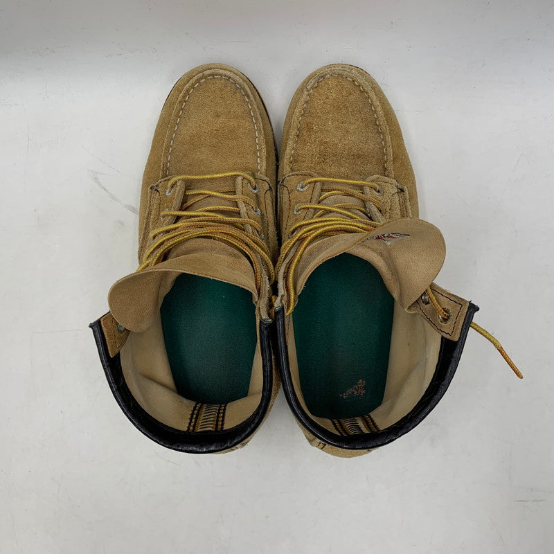 【現状渡し品】【メンズ】 RED WING レッドウィング IRISH SETTER 8173 アイリッシュセッター USA製 刺繍羽タグ ブーツ シューズ 靴 164-251125-as-27-izu サイズ：8E カラー：ベージュ 万代Net店