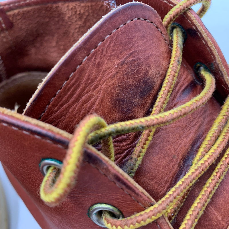 【中古品】【メンズ】 RED WING レッドウィング CLASSIC CHUKKA 3139 クラシック チャッカ USA製 刺繍羽タグ ブーツ シューズ 靴 164-251125-as-29-izu サイズ：26.5cm カラー：レッドブラウン 万代Net店