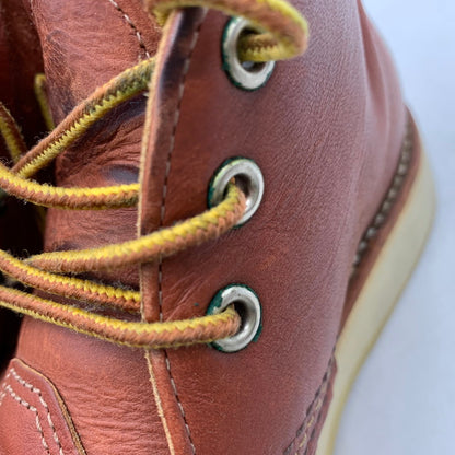 【中古品】【メンズ】 RED WING レッドウィング CLASSIC CHUKKA 3139 クラシック チャッカ USA製 刺繍羽タグ ブーツ シューズ 靴 164-251125-as-29-izu サイズ：26.5cm カラー：レッドブラウン 万代Net店