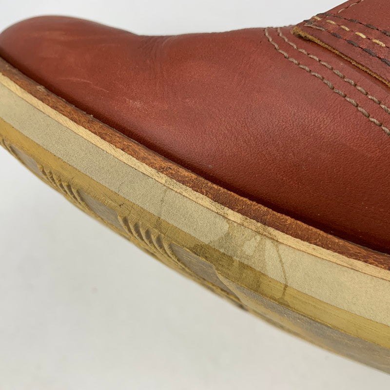 【中古品】【メンズ】 RED WING レッドウィング CLASSIC CHUKKA 3139 クラシック チャッカ USA製 刺繍羽タグ ブーツ シューズ 靴 164-251125-as-29-izu サイズ：26.5cm カラー：レッドブラウン 万代Net店