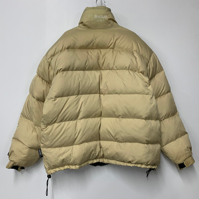 【現状渡し品】【メンズ】 BEAR USA ベアーユーエスエー REVERSIBLE DOWN JACKET リバーシブル ダウンジャケット アウター 146-251207-as-15-izu サイズ：XL カラー：グリーン/ベージュ 万代Net店