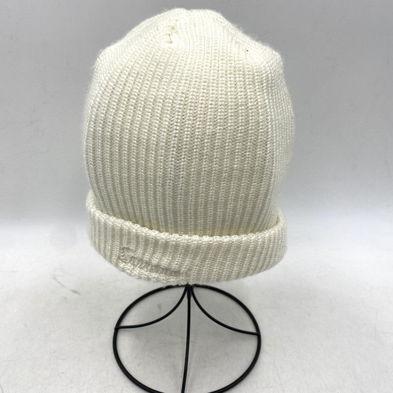 【中古品】【メンズ】 LOOSE GAUGE BEANIE ルース ゲージ ビーニー ニット帽 帽子 185-260103-kh-02-izu サイズ：F カラー：ホワイト 万代Net店