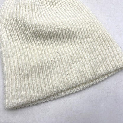 【中古品】【メンズ】 LOOSE GAUGE BEANIE ルース ゲージ ビーニー ニット帽 帽子 185-260103-kh-02-izu サイズ：F カラー：ホワイト 万代Net店