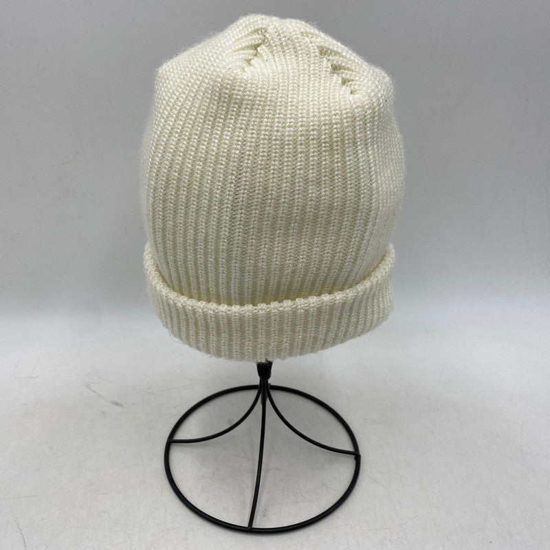 【中古品】【メンズ】 LOOSE GAUGE BEANIE ルース ゲージ ビーニー ニット帽 帽子 185-260103-kh-02-izu サイズ：F カラー：ホワイト 万代Net店