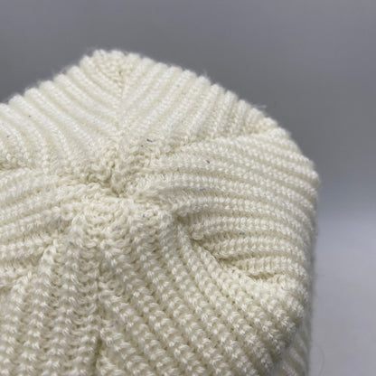 【中古品】【メンズ】 LOOSE GAUGE BEANIE ルース ゲージ ビーニー ニット帽 帽子 185-260103-kh-02-izu サイズ：F カラー：ホワイト 万代Net店