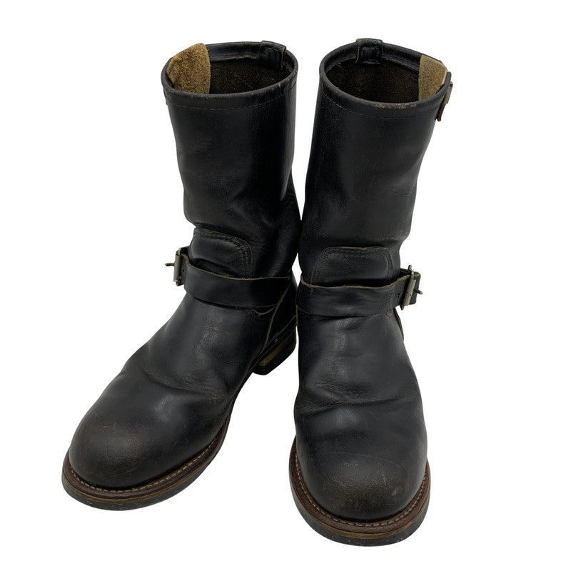 【現状渡し品】【メンズ】 RED WING レッドウィング ENGINEER BOOTS 2268 ANSI Z41 PT91 エンジニアブーツ USA製 プリントタグ シューズ 靴 164-251125-as-28-izu カラー：ブラック 万代Net店