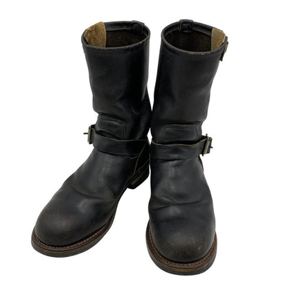 【現状渡し品】【メンズ】 RED WING レッドウィング ENGINEER BOOTS 2268 ANSI Z41 PT91 エンジニアブーツ USA製 プリントタグ シューズ 靴 164-251125-as-28-izu カラー：ブラック 万代Net店