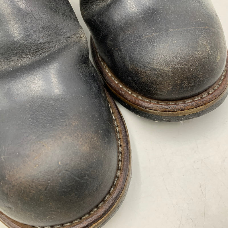 【現状渡し品】【メンズ】 RED WING レッドウィング ENGINEER BOOTS 2268 ANSI Z41 PT91 エンジニアブーツ USA製 プリントタグ シューズ 靴 164-251125-as-28-izu カラー：ブラック 万代Net店