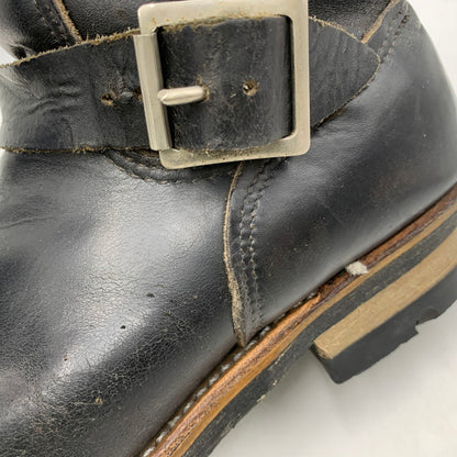【現状渡し品】【メンズ】 RED WING レッドウィング ENGINEER BOOTS 2268 ANSI Z41 PT91 エンジニアブーツ USA製 プリントタグ シューズ 靴 164-251125-as-28-izu カラー：ブラック 万代Net店