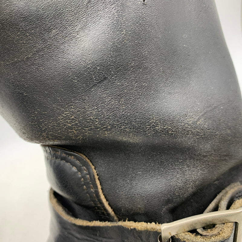 【現状渡し品】【メンズ】 RED WING レッドウィング ENGINEER BOOTS 2268 ANSI Z41 PT91 エンジニアブーツ USA製 プリントタグ シューズ 靴 164-251125-as-28-izu カラー：ブラック 万代Net店