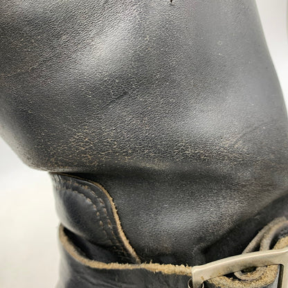 【現状渡し品】【メンズ】 RED WING レッドウィング ENGINEER BOOTS 2268 ANSI Z41 PT91 エンジニアブーツ USA製 プリントタグ シューズ 靴 164-251125-as-28-izu カラー：ブラック 万代Net店