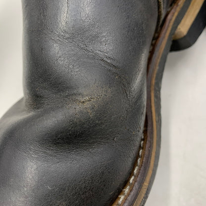 【現状渡し品】【メンズ】 RED WING レッドウィング ENGINEER BOOTS 2268 ANSI Z41 PT91 エンジニアブーツ USA製 プリントタグ シューズ 靴 164-251125-as-28-izu カラー：ブラック 万代Net店