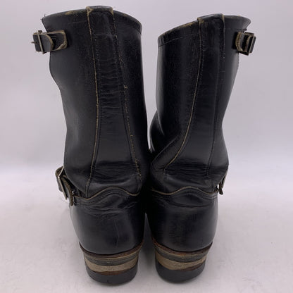 【現状渡し品】【メンズ】 RED WING レッドウィング ENGINEER BOOTS 2268 ANSI Z41 PT91 エンジニアブーツ USA製 プリントタグ シューズ 靴 164-251125-as-28-izu カラー：ブラック 万代Net店