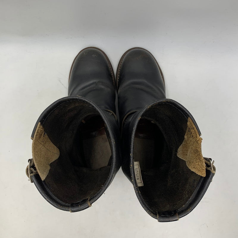 【現状渡し品】【メンズ】 RED WING レッドウィング ENGINEER BOOTS 2268 ANSI Z41 PT91 エンジニアブーツ USA製 プリントタグ シューズ 靴 164-251125-as-28-izu カラー：ブラック 万代Net店