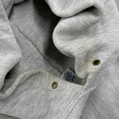 【現状渡し品】【メンズ】 Champion チャンピオン OHIO STATE REVERSE WEAVE HOODED SWEATSHIRT リバースウィーブ フーデッド スウェットシャツ 刺繍羽タグ メキシコ製 パーカー 長袖 トップス 146-251125-as-05-izu サイズ：XL カラー：グレー 万代Net店