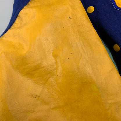 【中古品】【メンズ】 THE STANDARD PENNANT スタンダードペナント 70-80S CR WOOL×LEATHER SUTADIUM JACKET ウール×レザー スタジアム ジャケット アウター 146-251125-cs-19-izu サイズ：不明 カラー：ブルー×イエロー 万代Net店