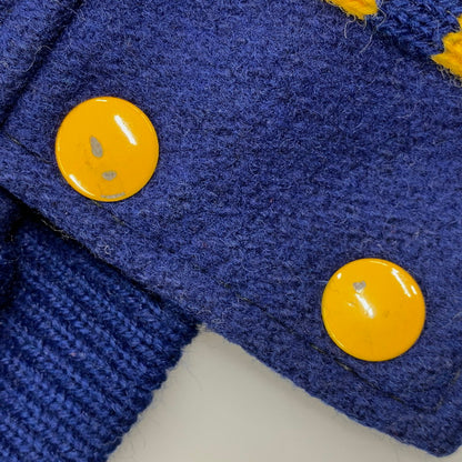 【中古品】【メンズ】 THE STANDARD PENNANT スタンダードペナント 70-80S CR WOOL×LEATHER SUTADIUM JACKET ウール×レザー スタジアム ジャケット アウター 146-251125-cs-19-izu サイズ：不明 カラー：ブルー×イエロー 万代Net店