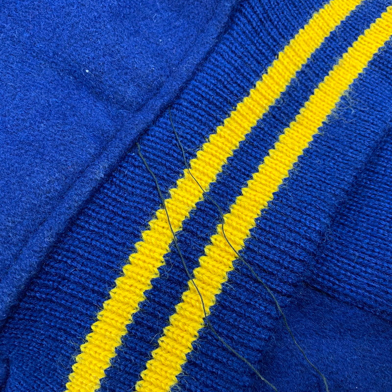 【中古品】【メンズ】 THE STANDARD PENNANT スタンダードペナント 70-80S CR WOOL×LEATHER SUTADIUM JACKET ウール×レザー スタジアム ジャケット アウター 146-251125-cs-19-izu サイズ：不明 カラー：ブルー×イエロー 万代Net店