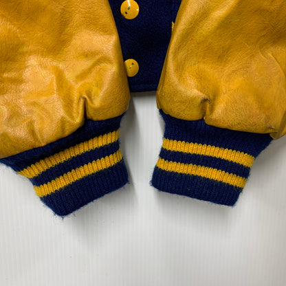 【中古品】【メンズ】 THE STANDARD PENNANT スタンダードペナント 70-80S CR WOOL×LEATHER SUTADIUM JACKET ウール×レザー スタジアム ジャケット アウター 146-251125-cs-19-izu サイズ：不明 カラー：ブルー×イエロー 万代Net店