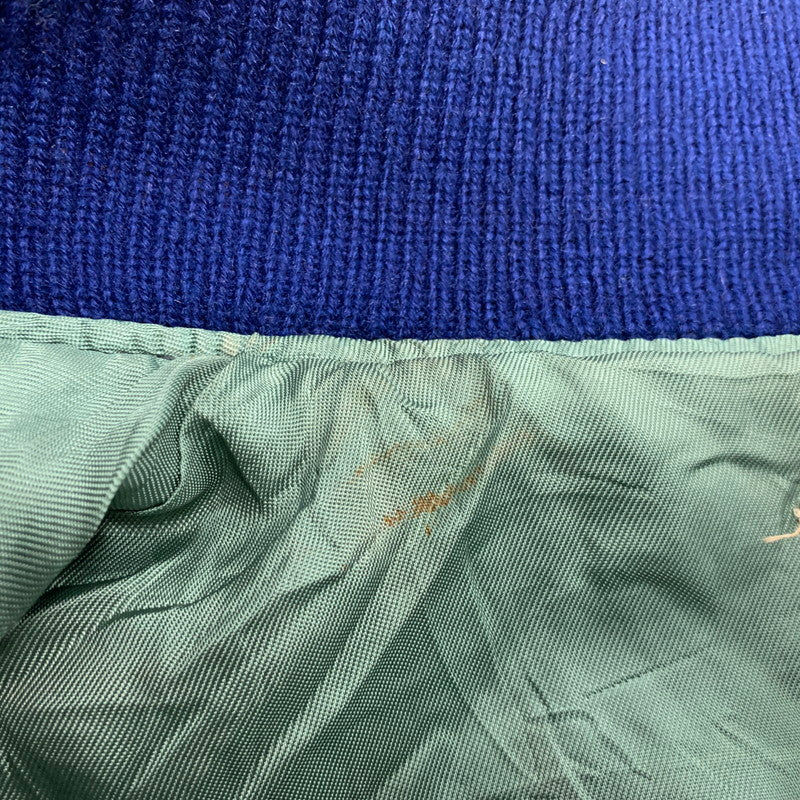 【中古品】【メンズ】 THE STANDARD PENNANT スタンダードペナント 70-80S CR WOOL×LEATHER SUTADIUM JACKET ウール×レザー スタジアム ジャケット アウター 146-251125-cs-19-izu サイズ：不明 カラー：ブルー×イエロー 万代Net店