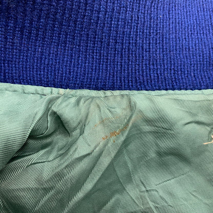 【中古品】【メンズ】 THE STANDARD PENNANT スタンダードペナント 70-80S CR WOOL×LEATHER SUTADIUM JACKET ウール×レザー スタジアム ジャケット アウター 146-251125-cs-19-izu サイズ：不明 カラー：ブルー×イエロー 万代Net店