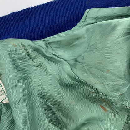 【中古品】【メンズ】 THE STANDARD PENNANT スタンダードペナント 70-80S CR WOOL×LEATHER SUTADIUM JACKET ウール×レザー スタジアム ジャケット アウター 146-251125-cs-19-izu サイズ：不明 カラー：ブルー×イエロー 万代Net店