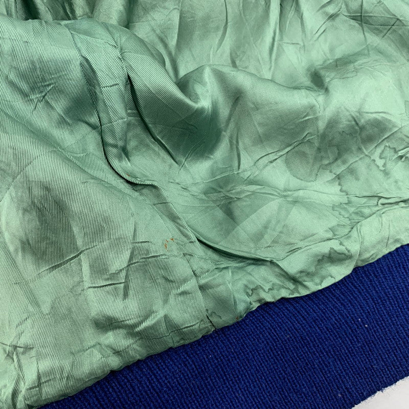 【中古品】【メンズ】 THE STANDARD PENNANT スタンダードペナント 70-80S CR WOOL×LEATHER SUTADIUM JACKET ウール×レザー スタジアム ジャケット アウター 146-251125-cs-19-izu サイズ：不明 カラー：ブルー×イエロー 万代Net店