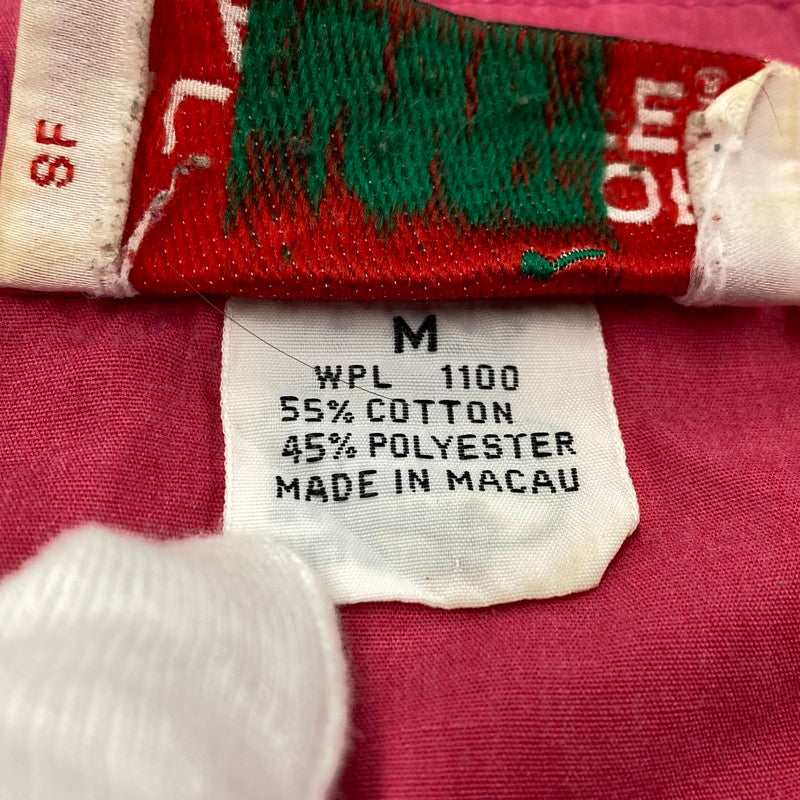 【現状渡し品】【メンズ】 LACOSTE ラコステ 80S HARRINGTON JACKET ハリントン ジャケット アウター 146-251203-cs-19-izu サイズ：M カラー：ピンク 万代Net店