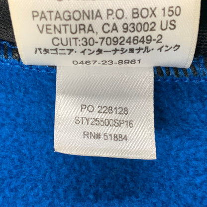 【中古品】【メンズ】 patagonia パタゴニア STY25500 16年製 SYNCHILLA VEST シンチラ ベスト 144-251206-ya-13-izu サイズ：S カラー：ブルー 万代Net店