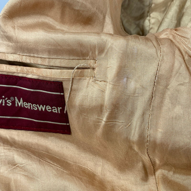 【中古品】【メンズ】 LEVI'S MENSWEAR リーバイス メンズウェア 80S エルボーパッチ CORDUROY TAILORED JACKET コーデュロイ テーラード ジャケット アウター 146-251203-cs-18-izu サイズ：40R カラー：ベージュ 万代Net店