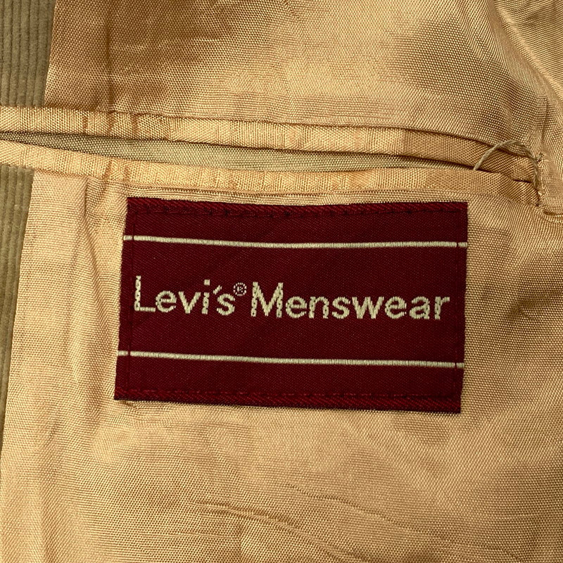 【中古品】【メンズ】 LEVI'S MENSWEAR リーバイス メンズウェア 80S エルボーパッチ CORDUROY TAILORED JACKET コーデュロイ テーラード ジャケット アウター 146-251203-cs-18-izu サイズ：40R カラー：ベージュ 万代Net店