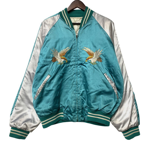 【現状渡し品】【メンズ】 USED VINTAGE SOUVENIR JACKET 鷹×JAPAN スーベニアジャケット スカジャン アウター 146-251204-as-13-izu カラー：グリーン系 万代Net店