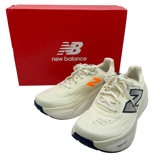 【中古美品】【メンズ】 NEW BALANCE ニューバランス FRESH FOAM X MORE V5 MMORCF5 フレッシュフォーム X モア V5 スニーカー シューズ 靴 162-251125-as-32-izu サイズ：29cm カラー：ホワイト系 万代Net店